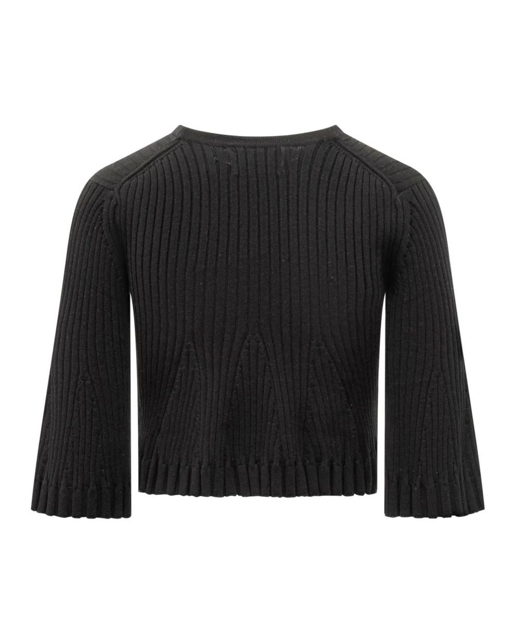 Loulou de Saison Black Round-Neck Knitwear