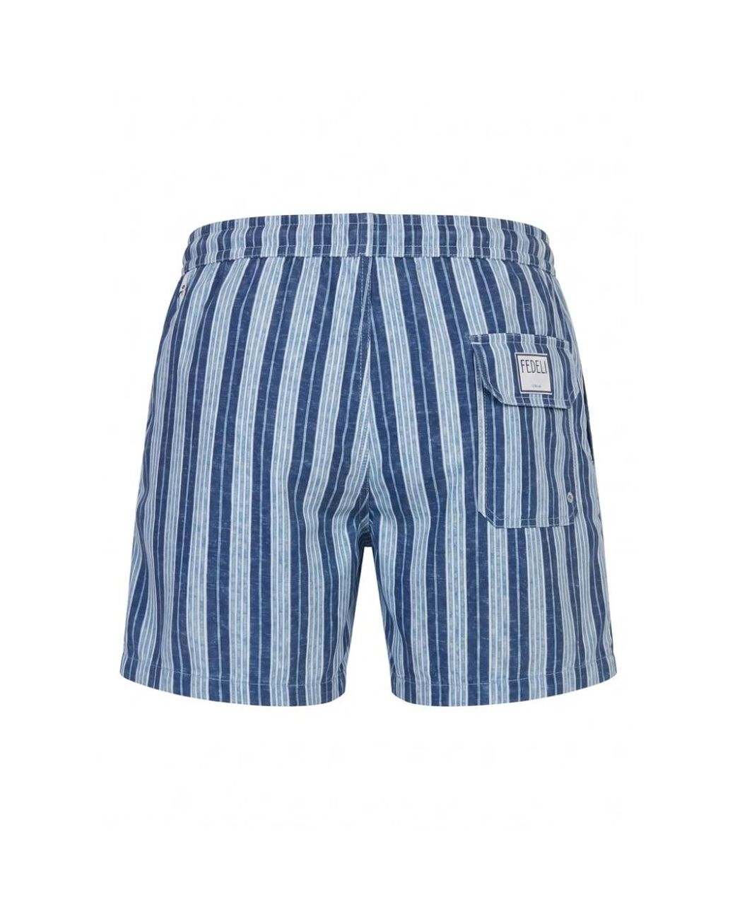 Fedeli Blue Beachwear for men