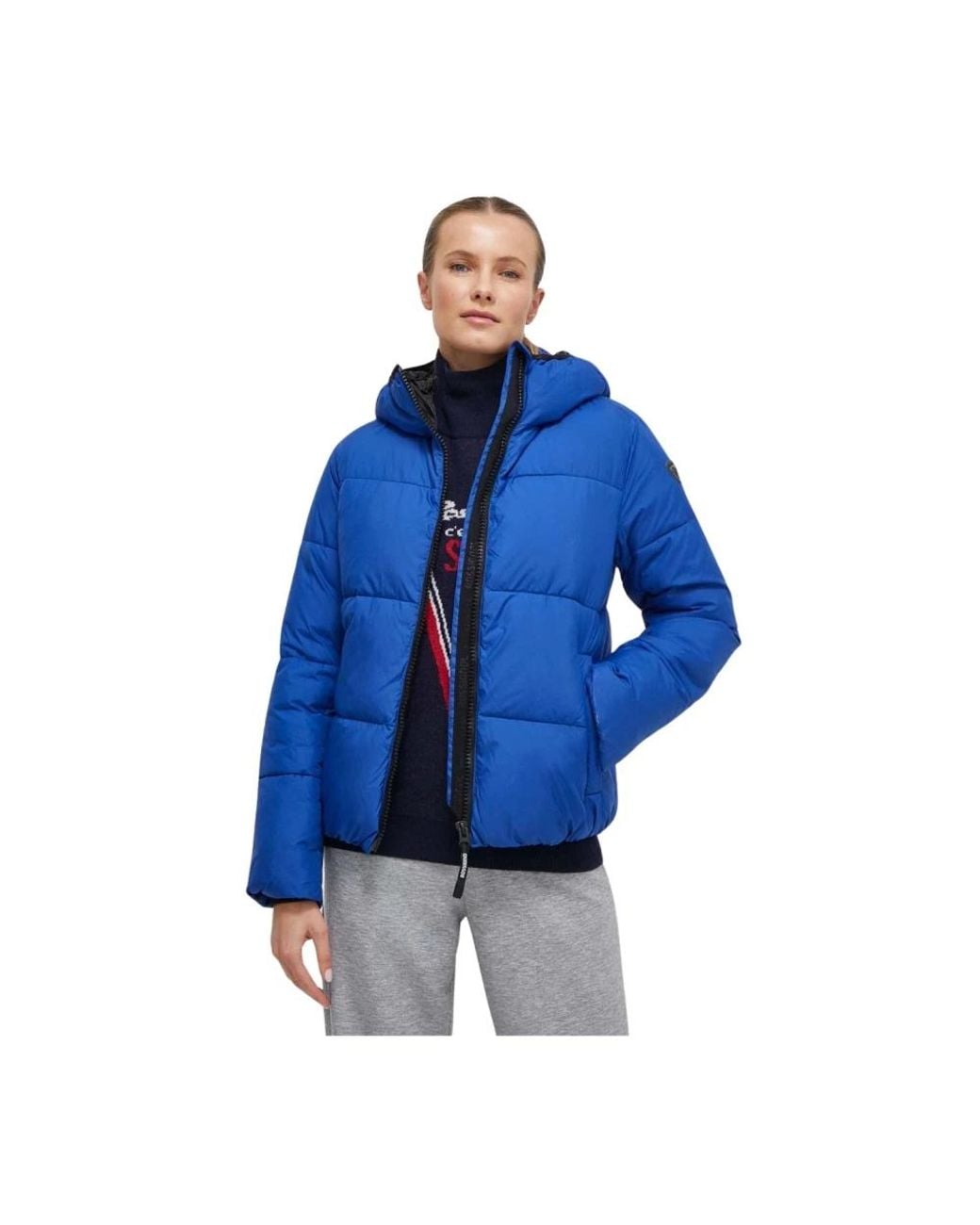 Rossignol Puffy Hooded Jacket in het Blue