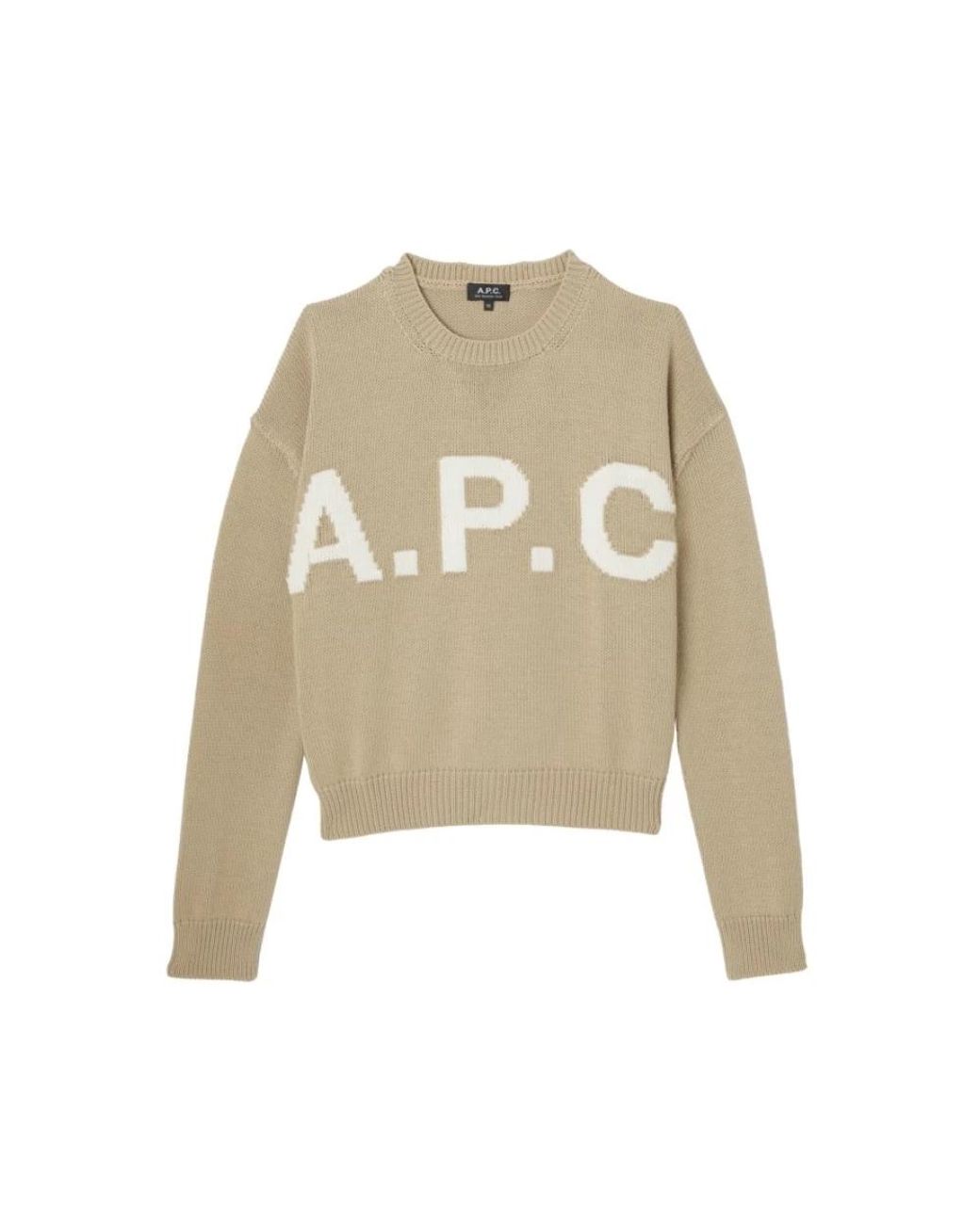A.P.C. Natural Round-Neck Knitwear