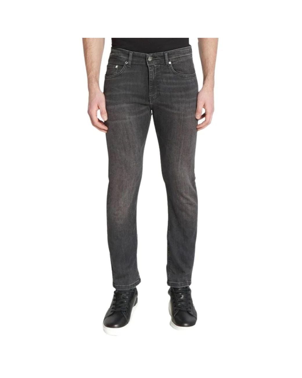 Karl Lagerfeld Gray Slim Fit Jeans for men