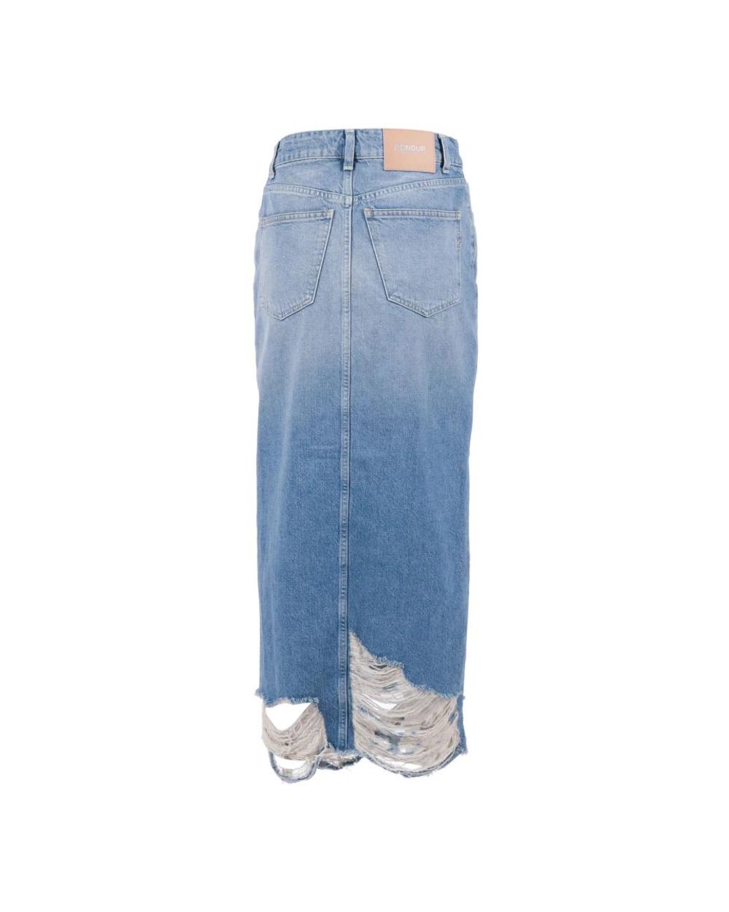 Dondup Blue Denim Skirts