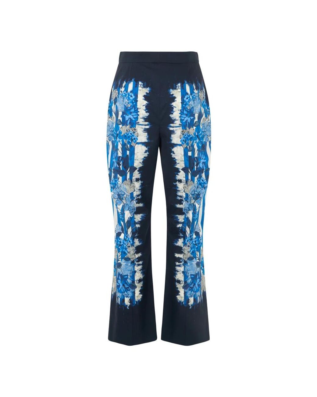 Alberta Ferretti Blue Wide Trousers