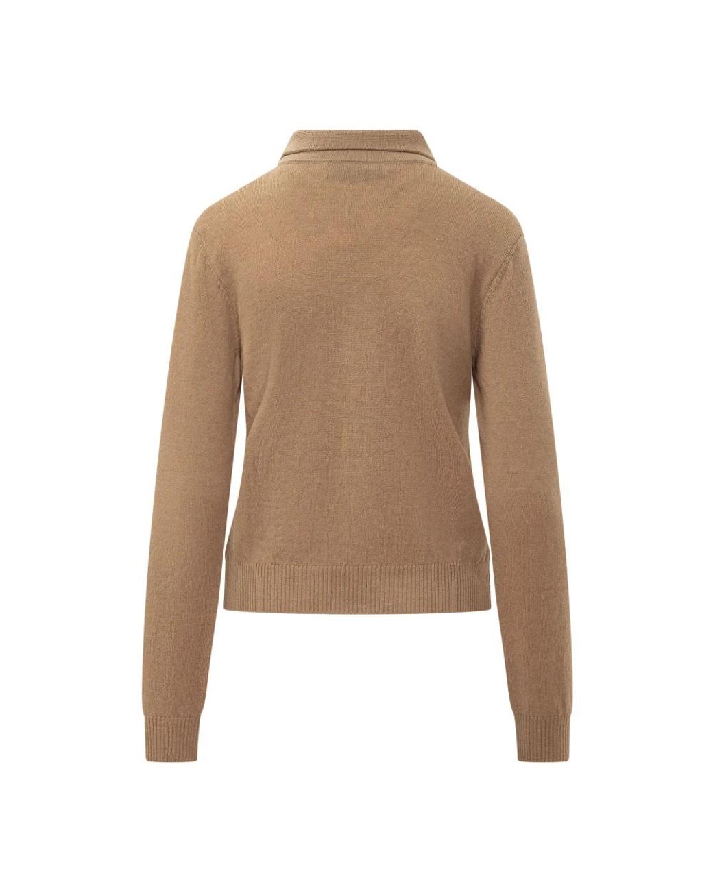 MSGM Brown Polo Shirts