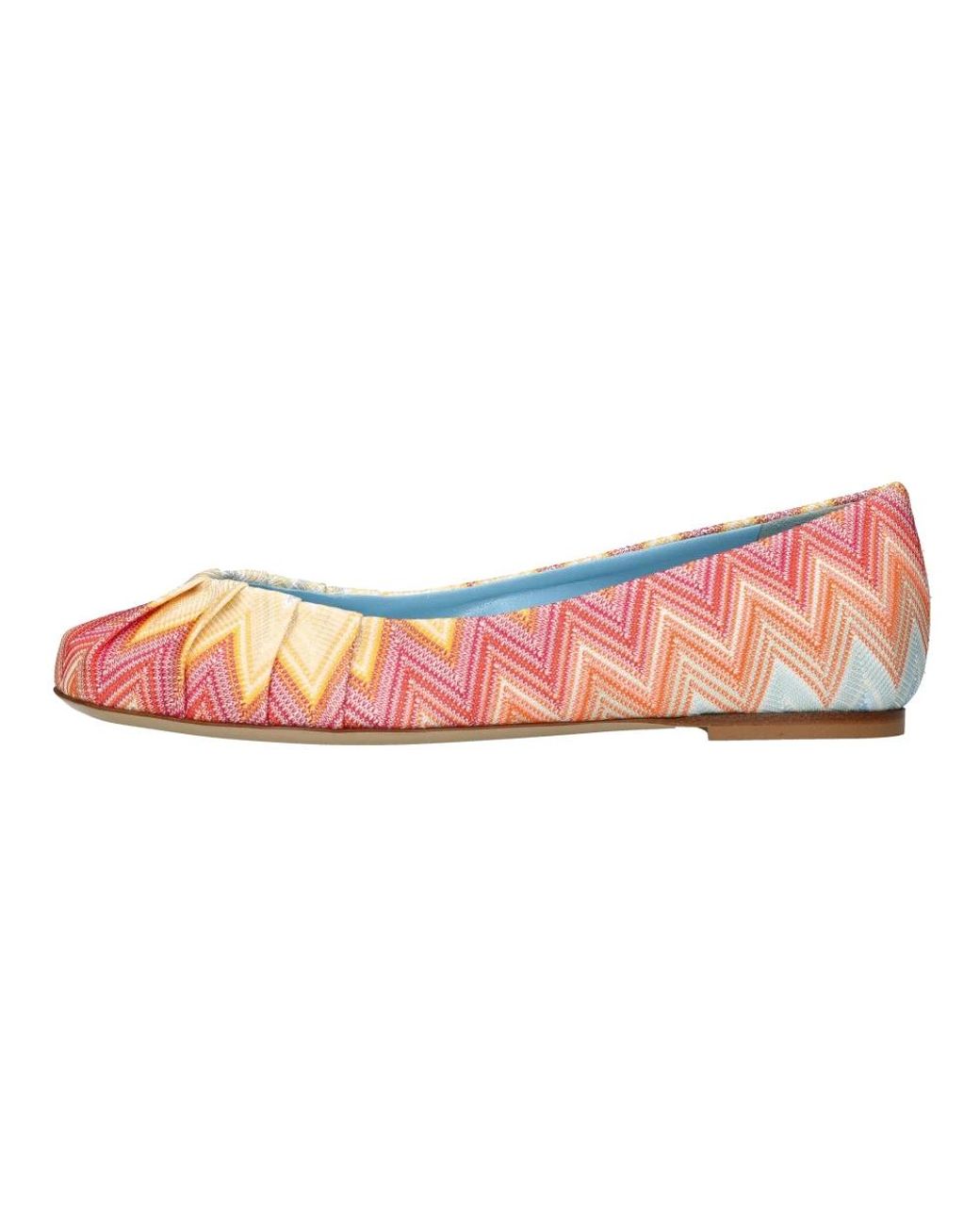 Missoni Pink Ballerina Shoes