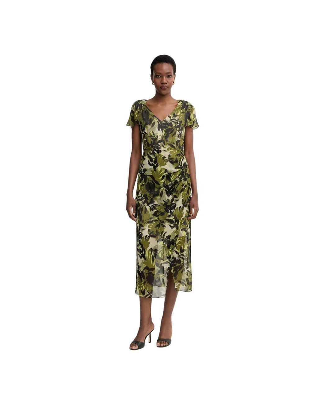 ARMANI EXCHANGE Midi Jurk in het Green