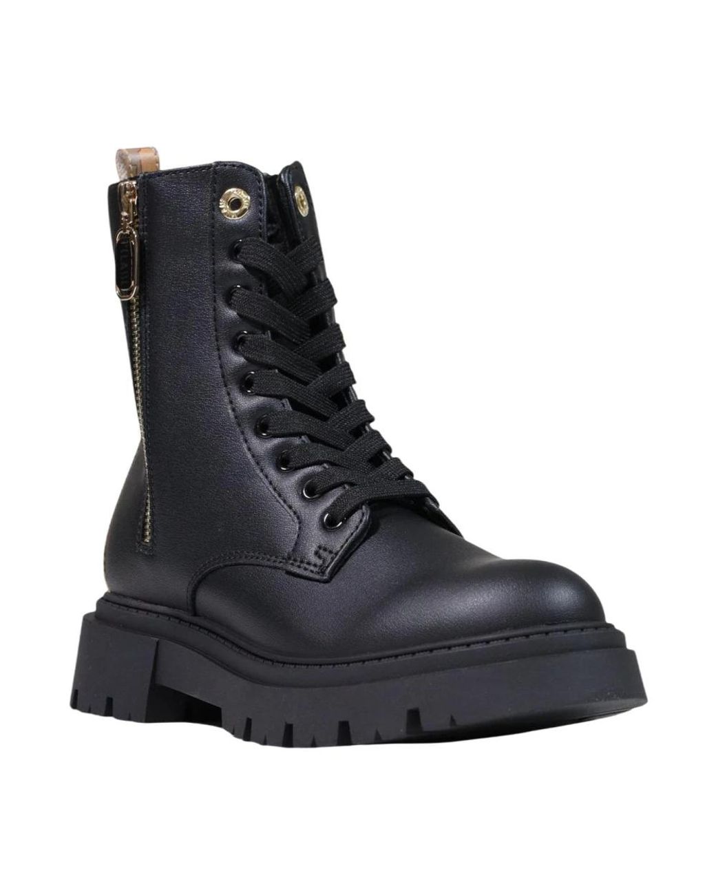 Alviero Martini 1A Classe Blue Lace-Up Boots