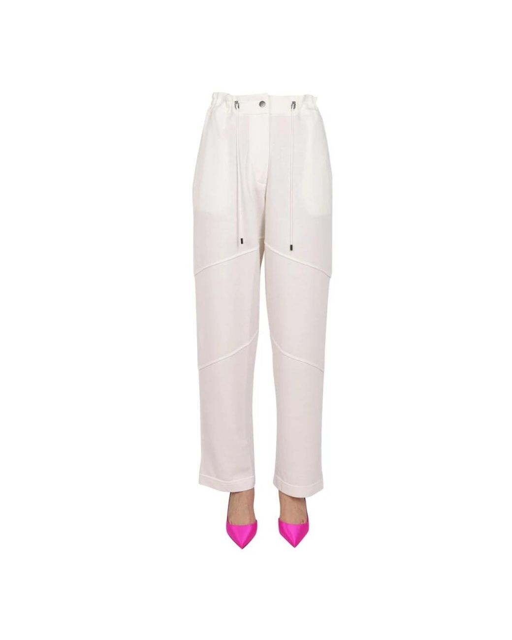 Pantalones Anchos, Mujer, Talla Tom Ford de color White