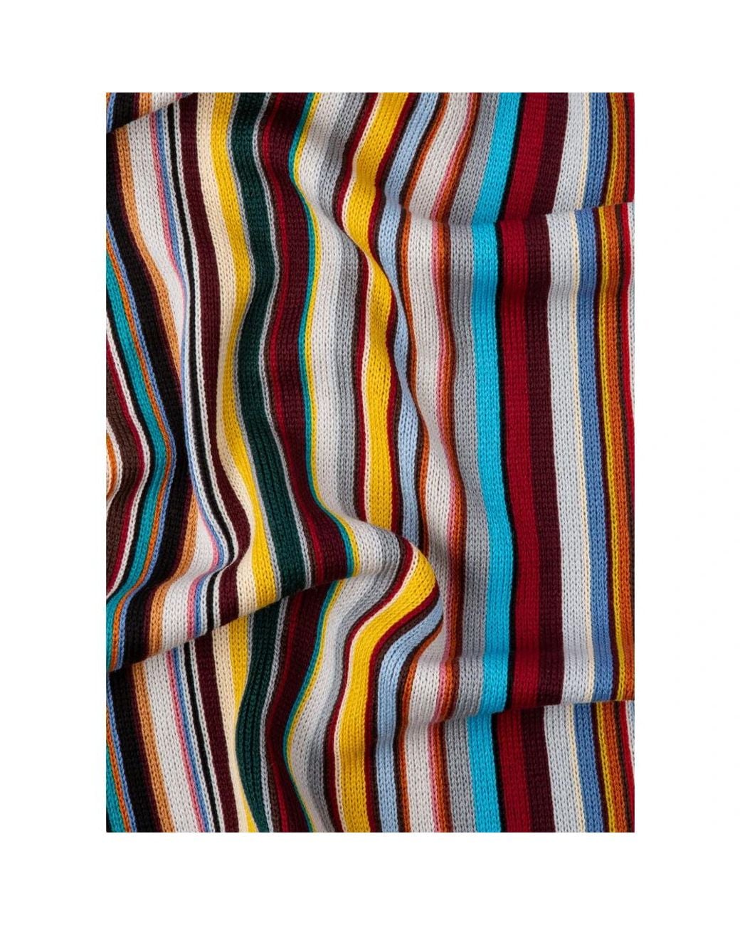 Paul Smith Blue Winter Scarves for men