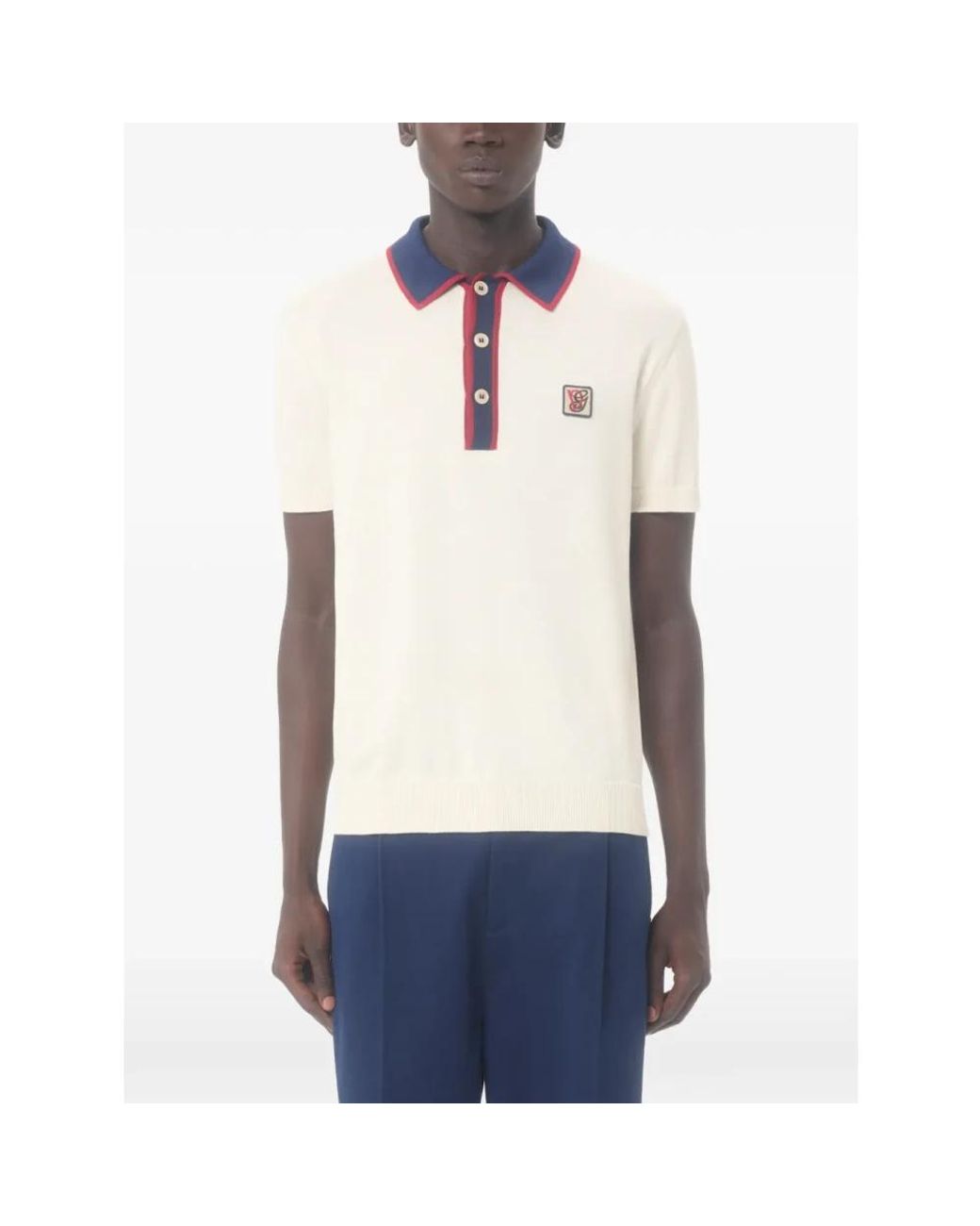 Valentino White Polo Shirts for men