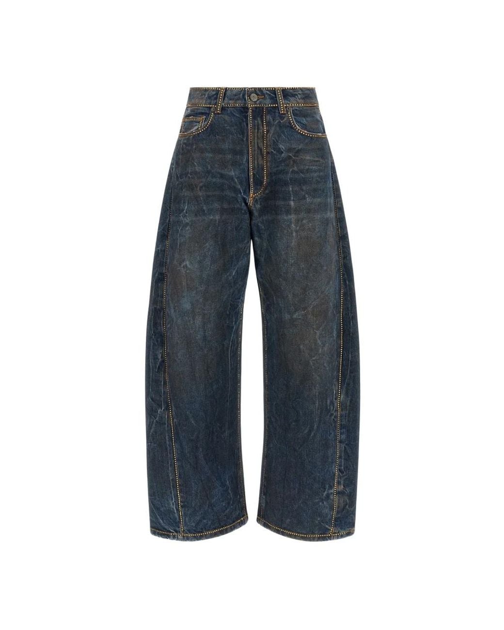 GIUSEPPE DI MORABITO Blue Wide Jeans