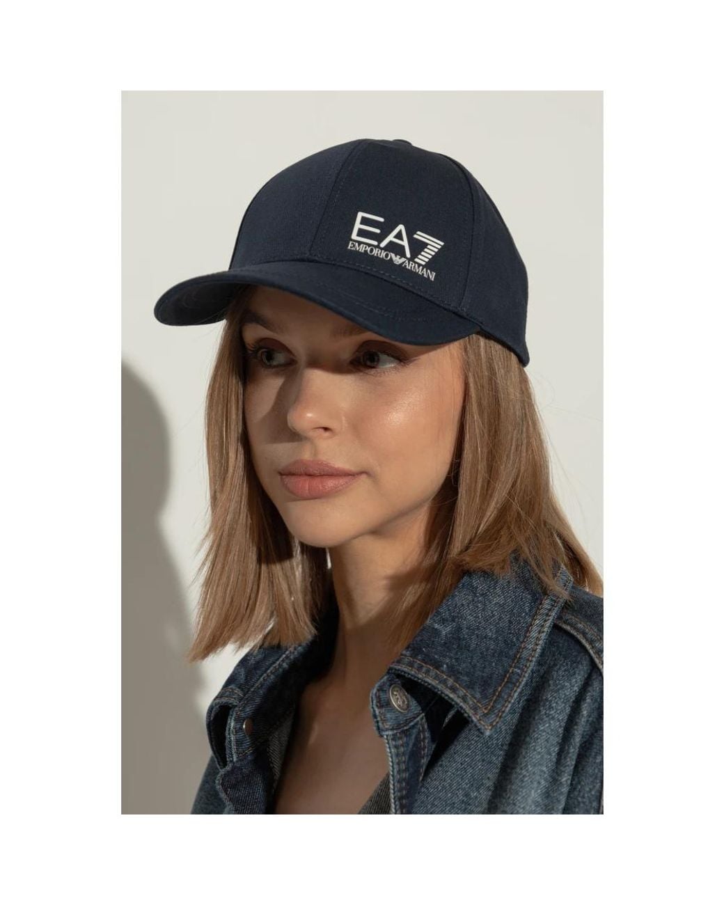 EA7 Blue Caps for men