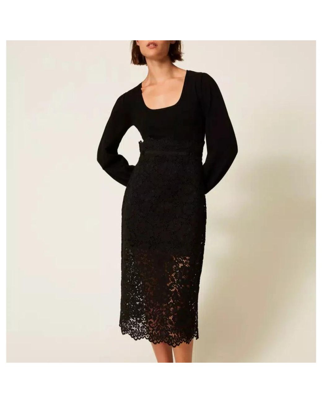 Twinset Black Midi Dresses