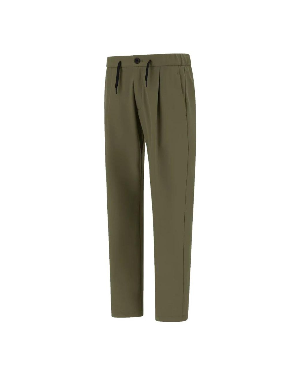 Herno Green Slim-Fit Trousers for men