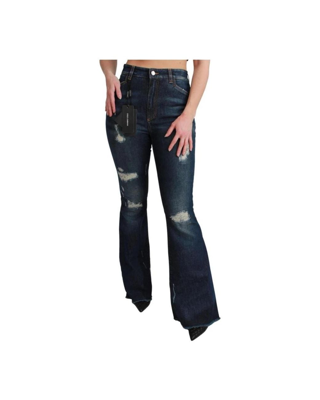 Dolce & Gabbana Blue Flare Jeans