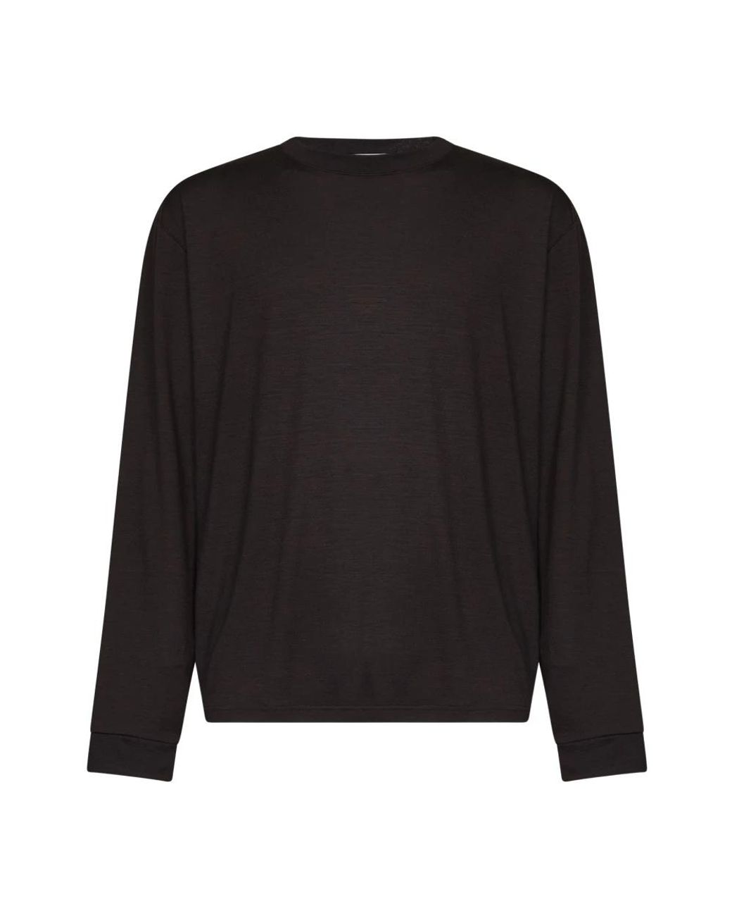 Studio Nicholson Black Long Sleeve T-Shirts for men