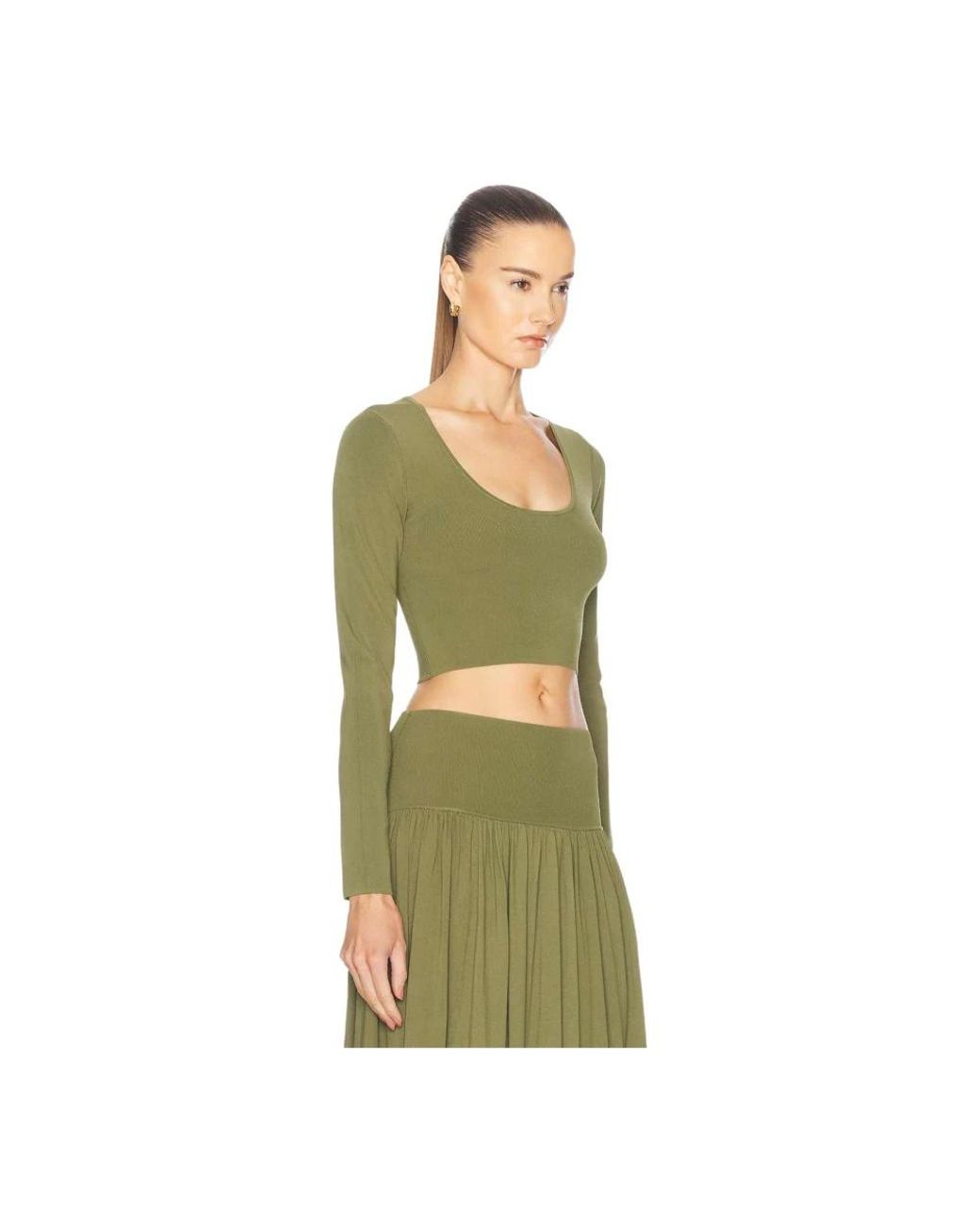 Zimmermann Green Round-Neck Knitwear