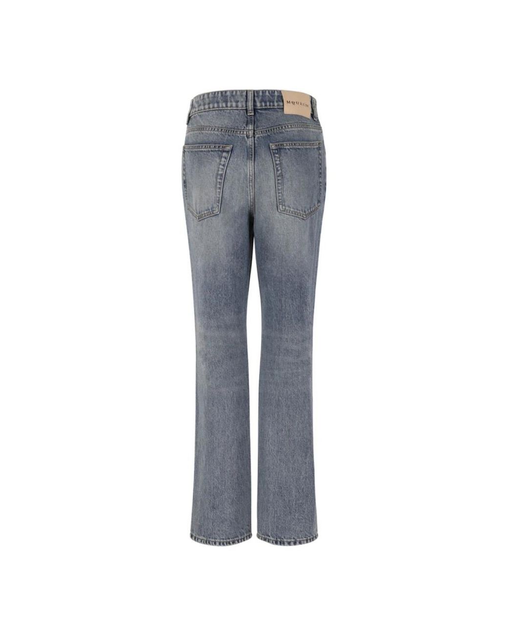 McQueen Gray Straight Fit Jeans