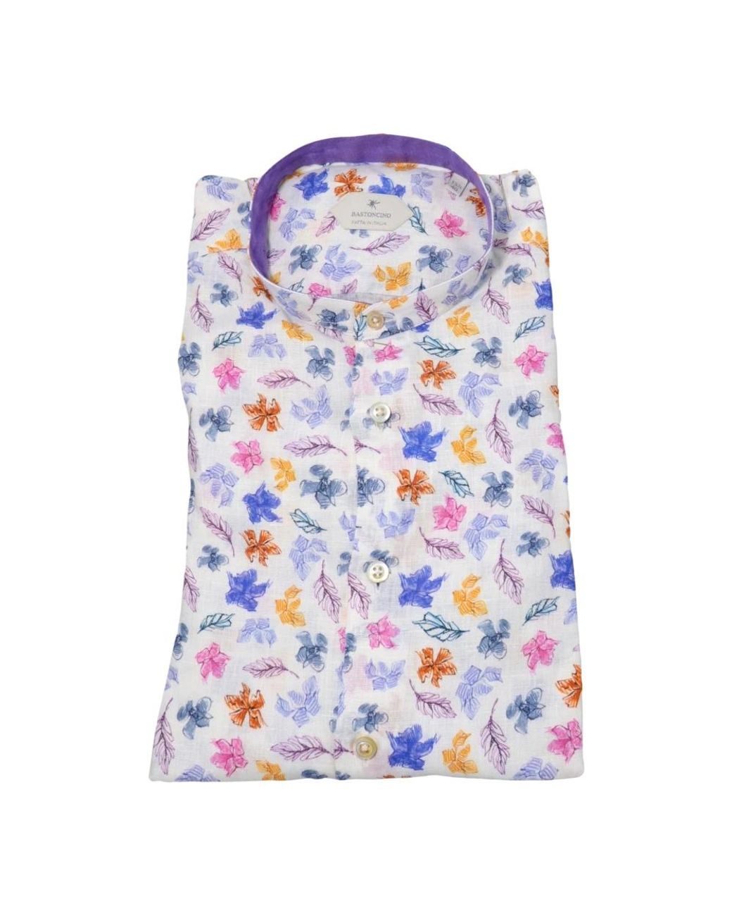 BASTONCINO Blue Casual Shirts for men