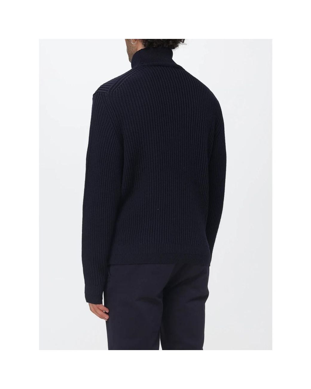 Turtlenecks Zanone de hombre de color Blue
