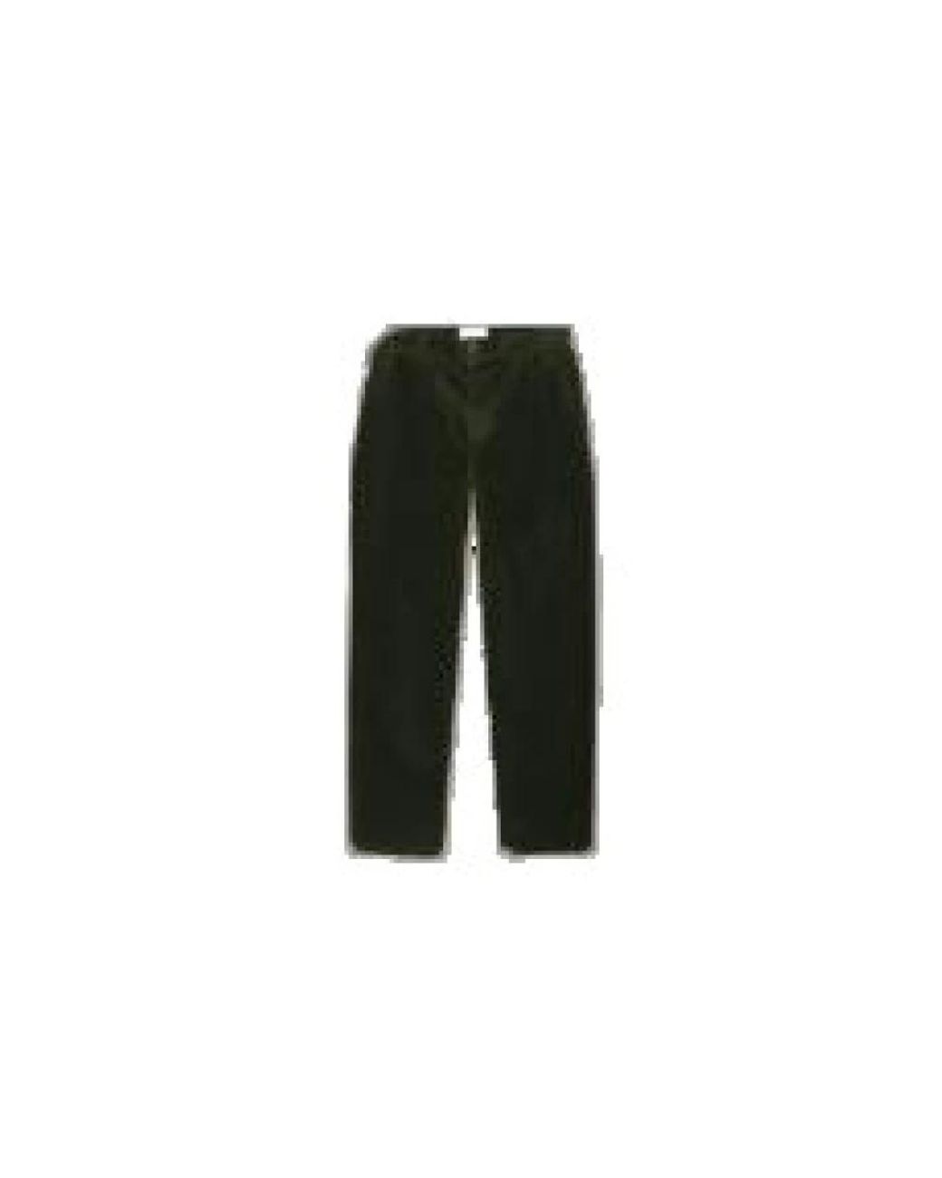 Les Deux Black Straight Trousers for men