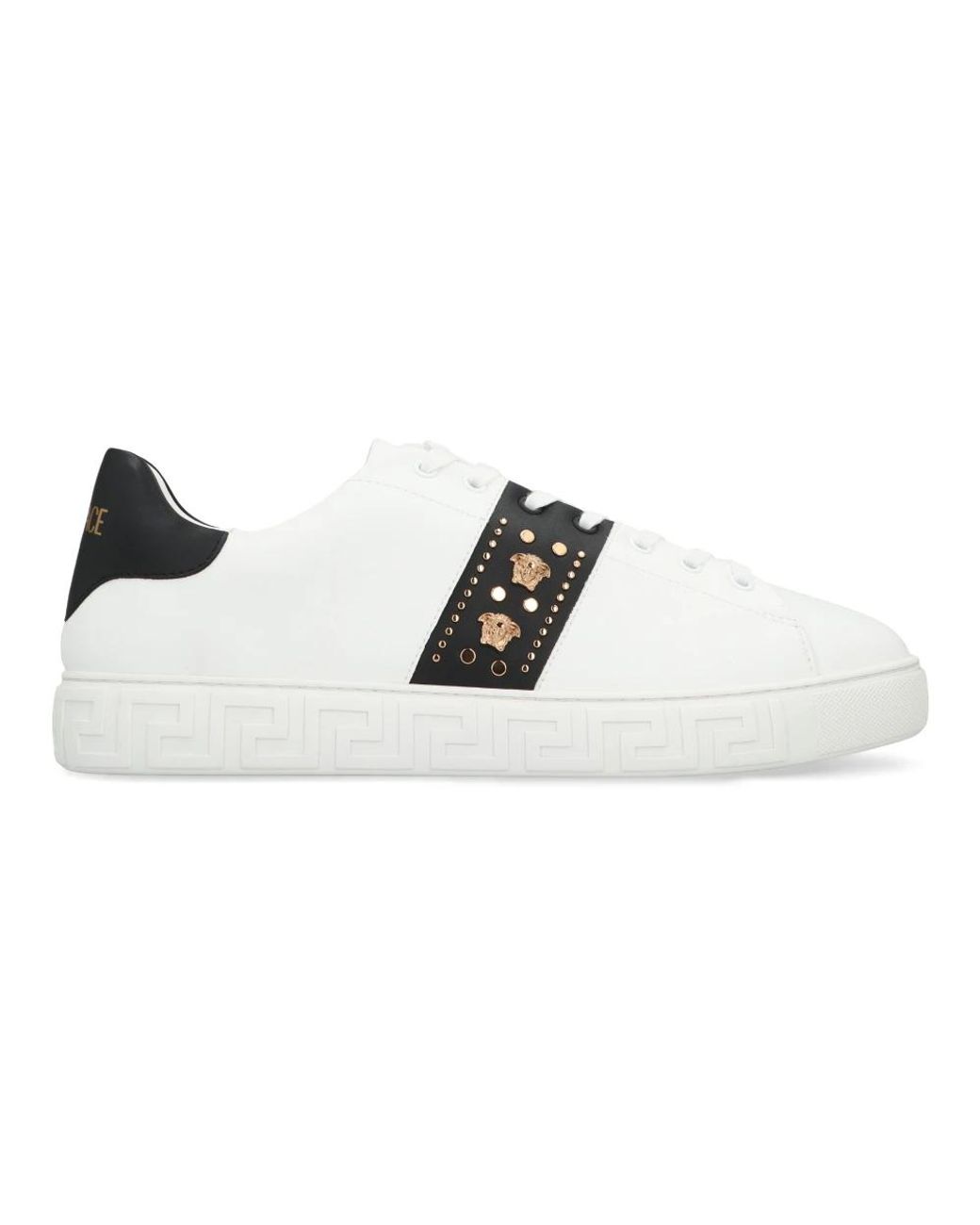 Versace Schoenen ,Wit ,Polyester Sneakers in het White voor heren