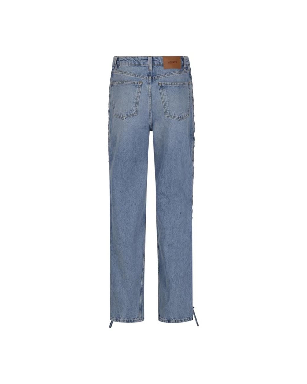 ROTATE BIRGER CHRISTENSEN Blue Straight Fit Jeans