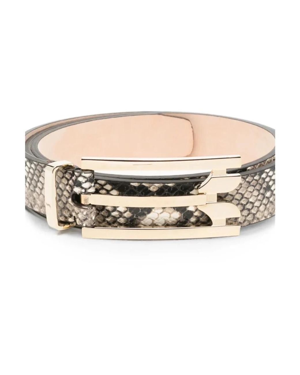 Victoria Beckham Metallic Belts