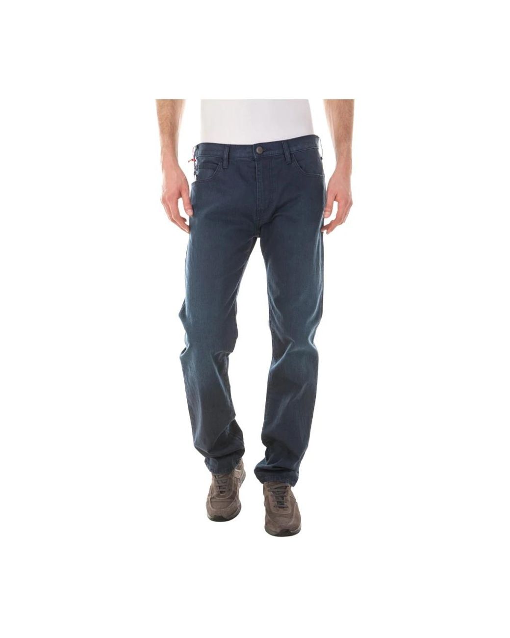 Armani Jeans Blue Straight Fit Jeans for men