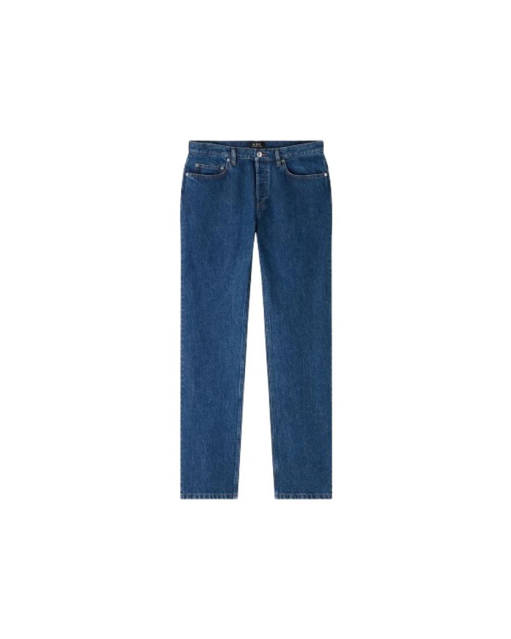 A.P.C. Blue Slim Fit Jeans for men