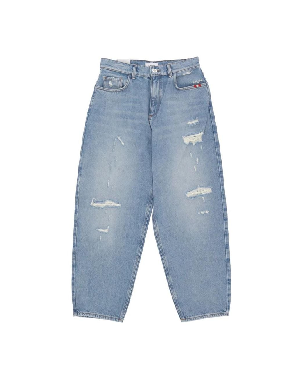 AMISH Blue Loose Fit Jeans