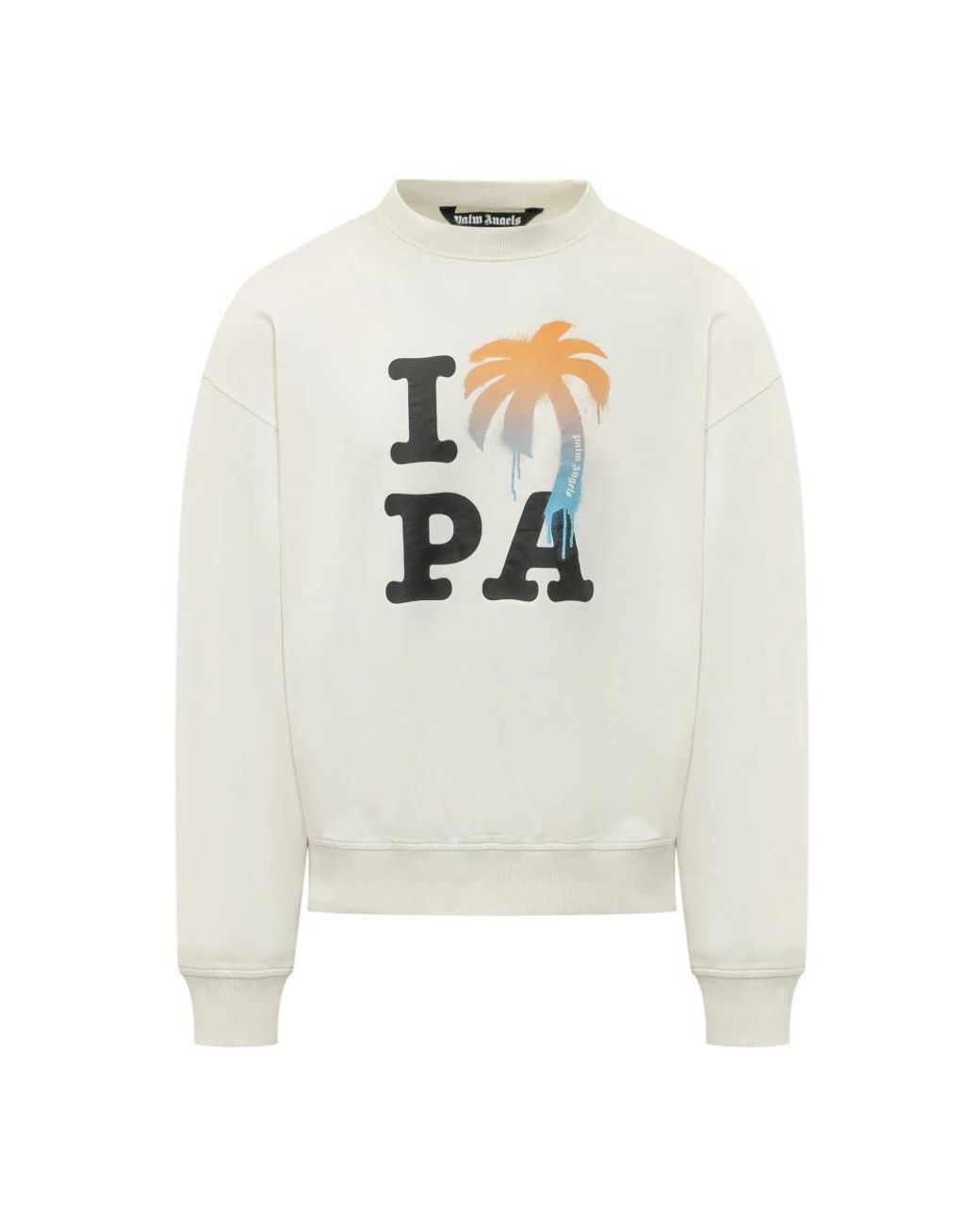 Palm Angels White Sweatshirts for men