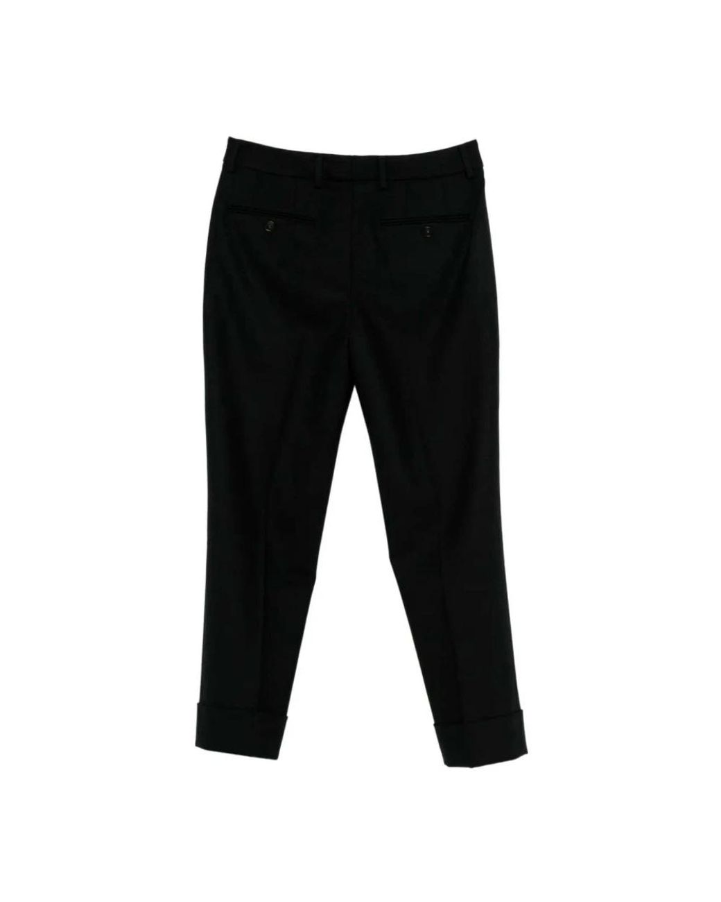 Incotex Black Cropped Trousers