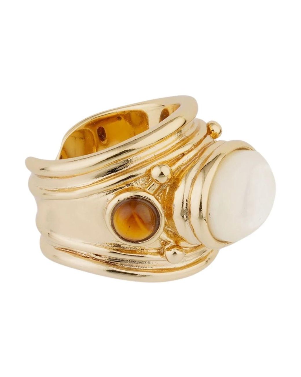 Rings Gas Bijoux de color Metallic