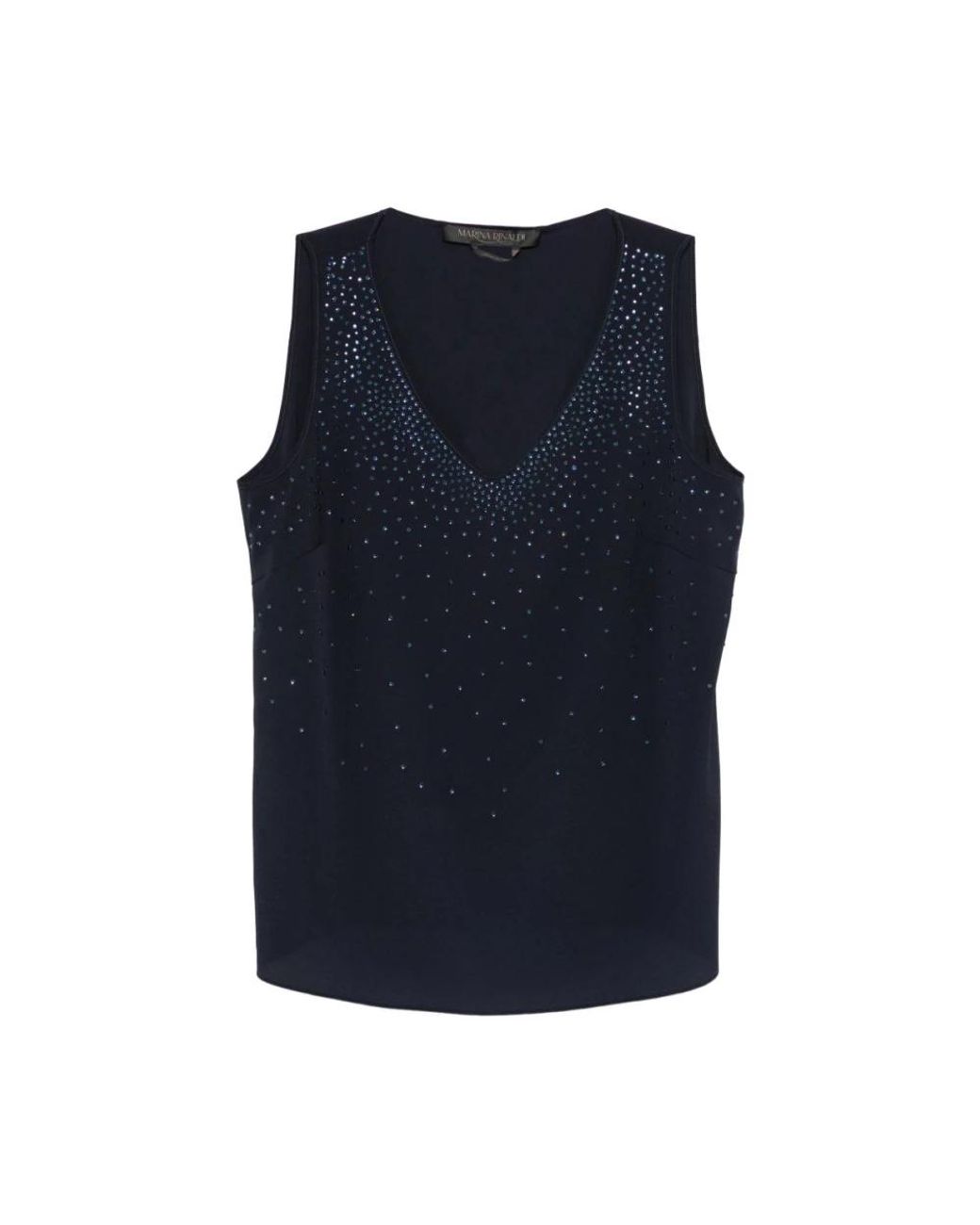 Marina Rinaldi Blue Sleeveless Tops