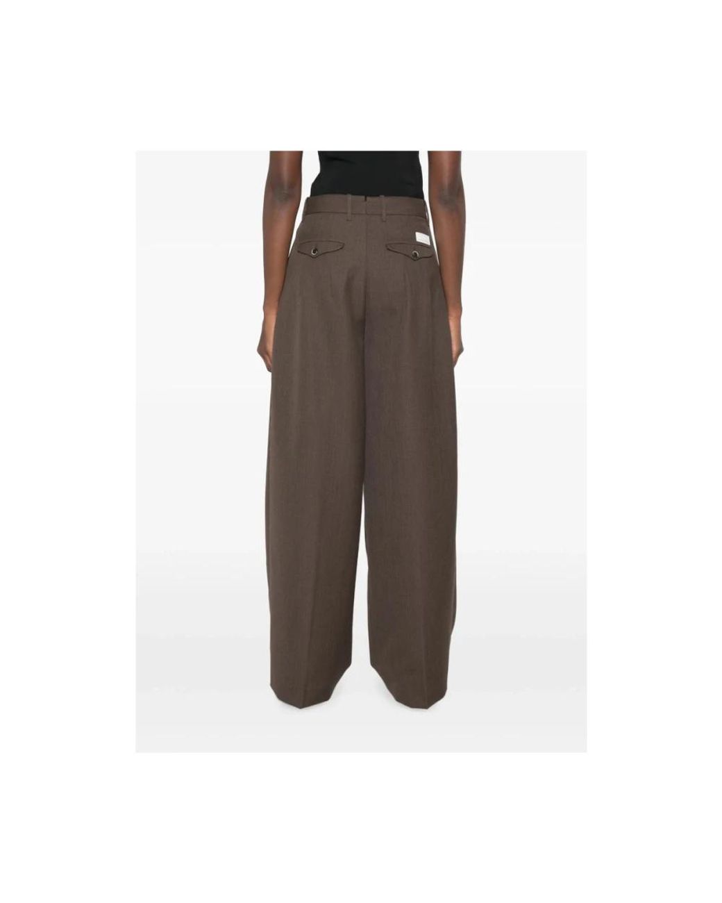 Nine:inthe:morning Brown Wide Trousers