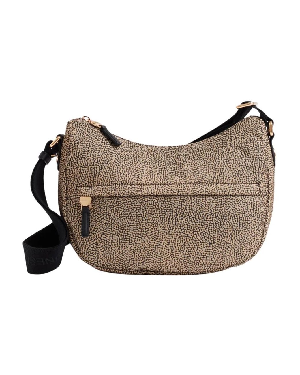 Borbonese Gray Luna Bag Small