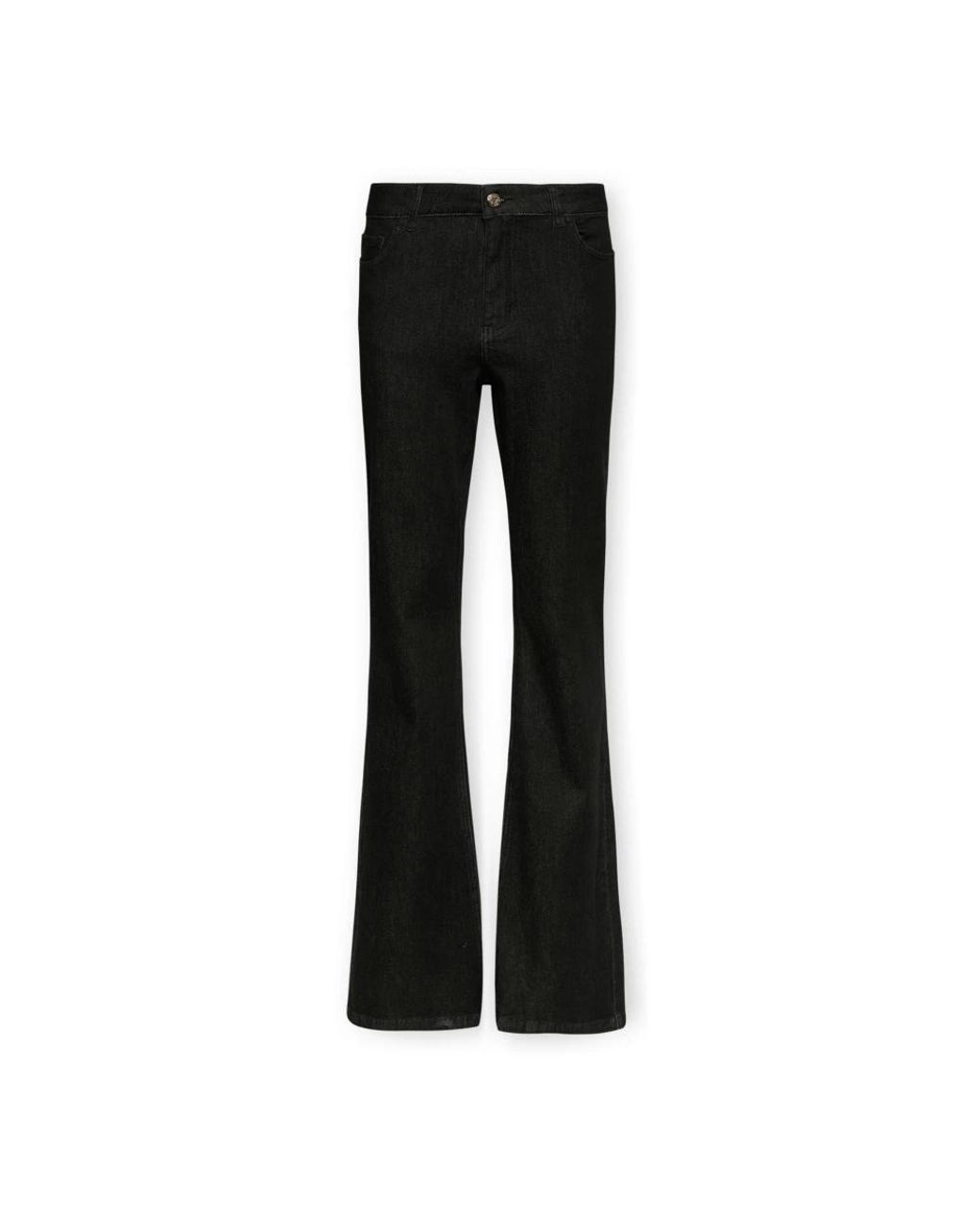 Elena Miro Rechte Jeans in het Black