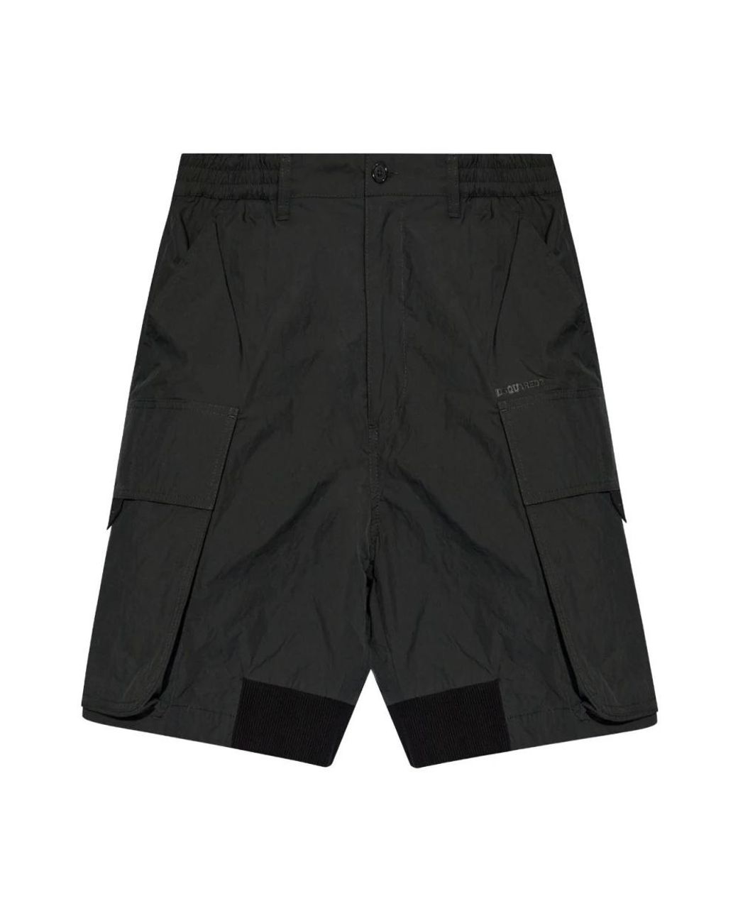 DSquared² Black Casual Shorts for men