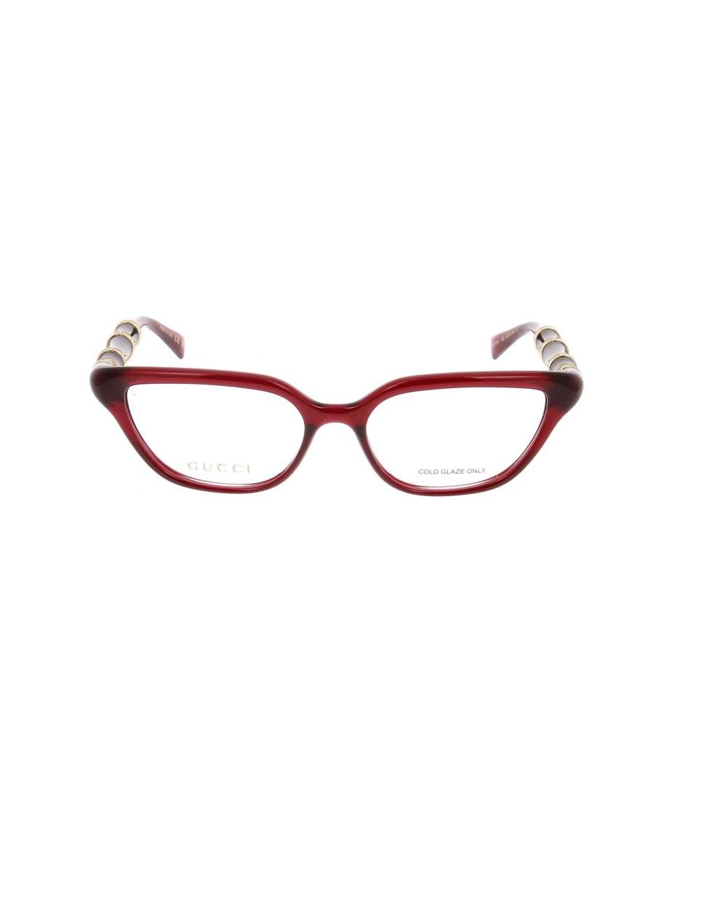 Glasses Gucci de color Red