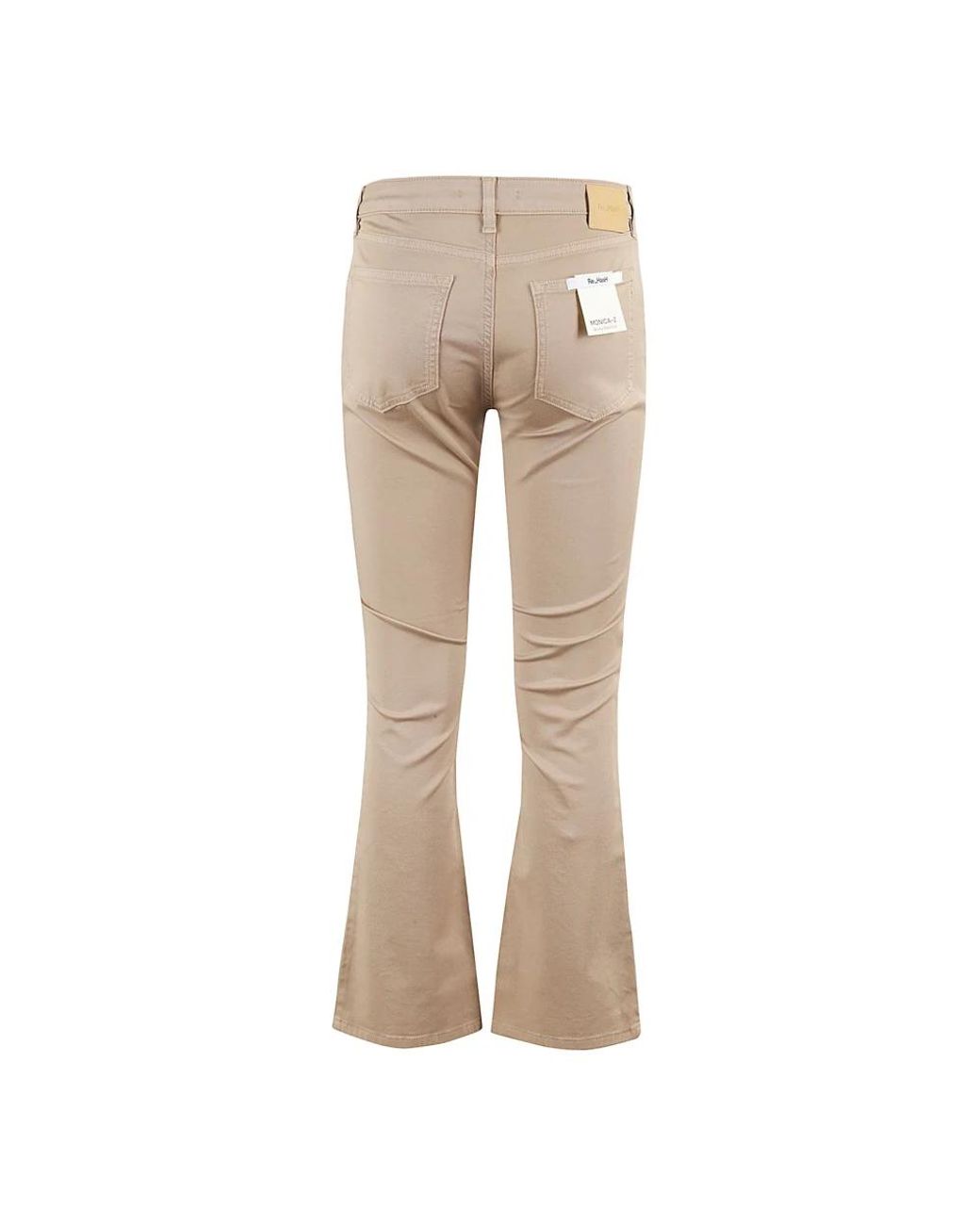 Wide Trousers Re-hash de color Natural