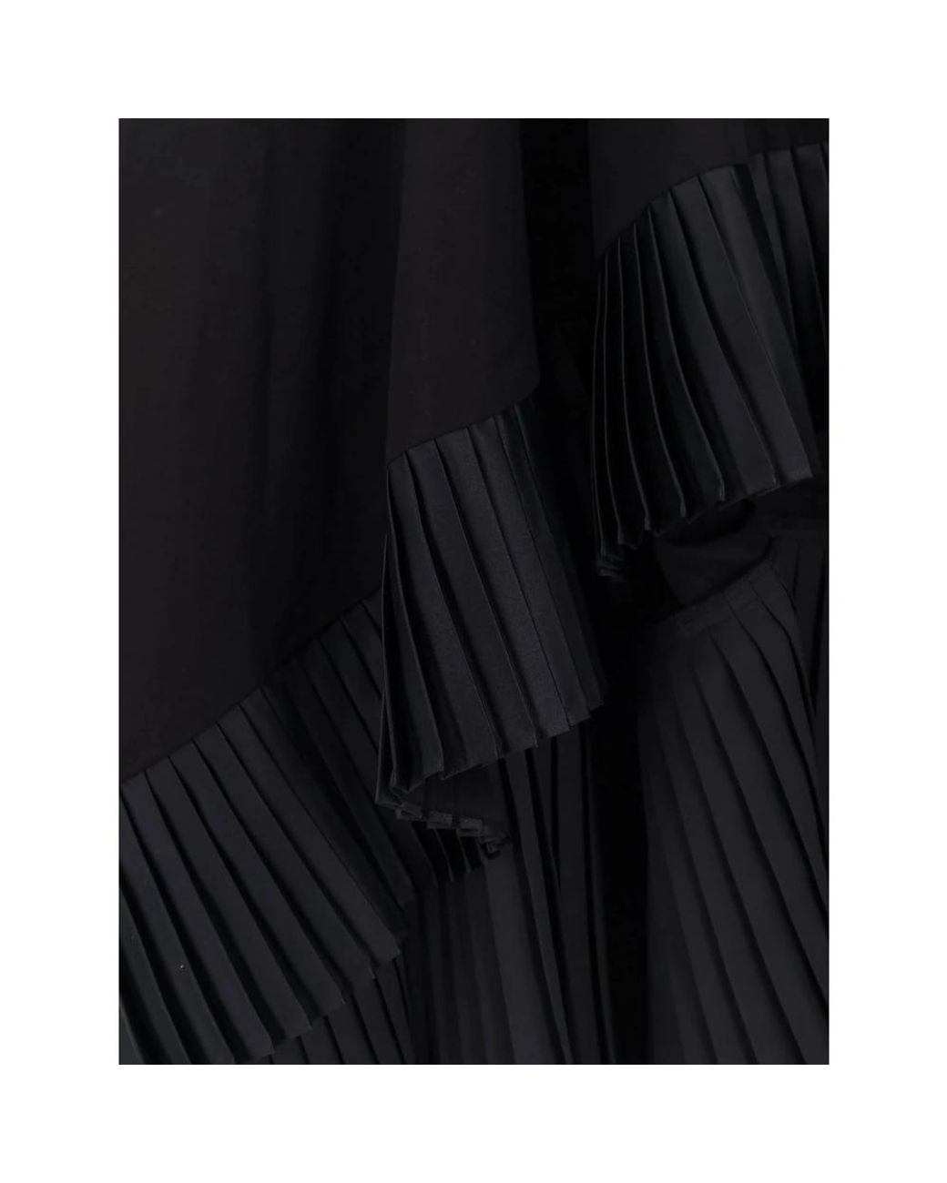 Sacai Black Midi Dresses