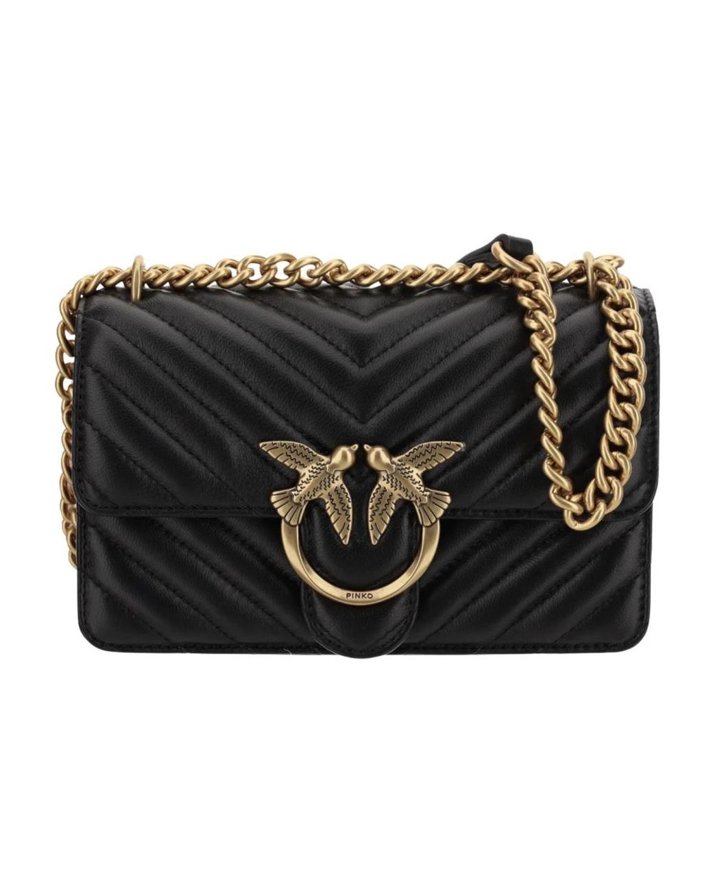 Pinko Black Cross Body Bags