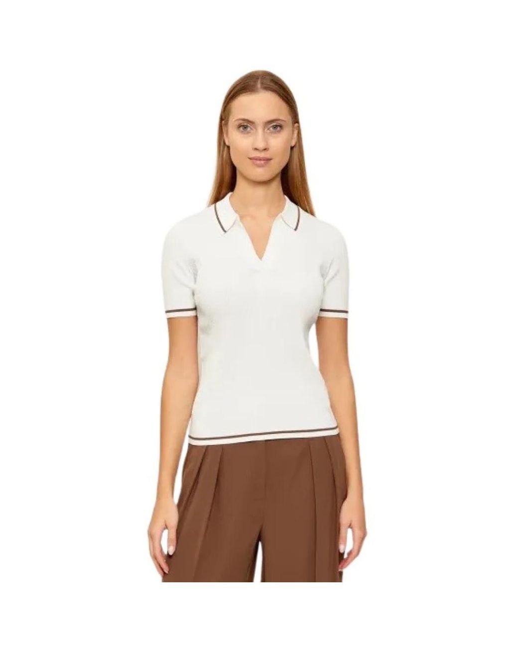 ARMANI EXCHANGE Polo Van Technische Stof in het White