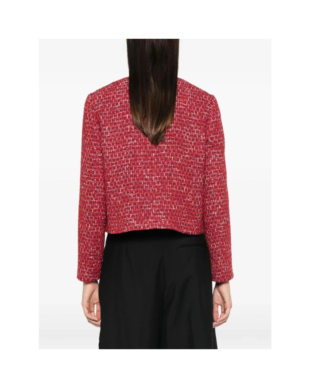 Valentino Red Tweed Jackets
