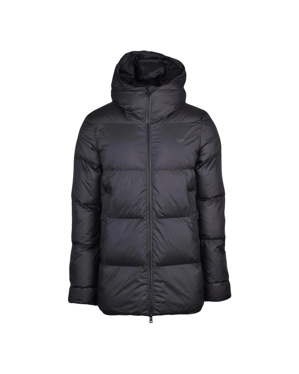 DIESEL Black Winter Jackets