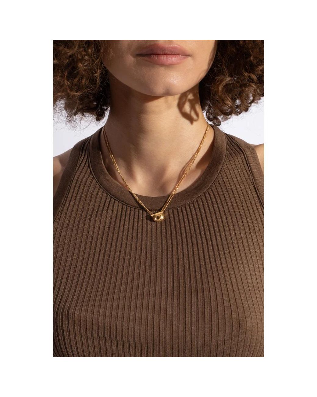 Necklaces Ferragamo de color Metallic