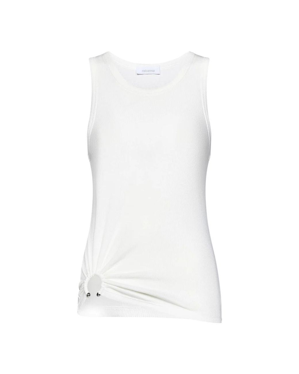 Rabanne White Sleeveless Tops