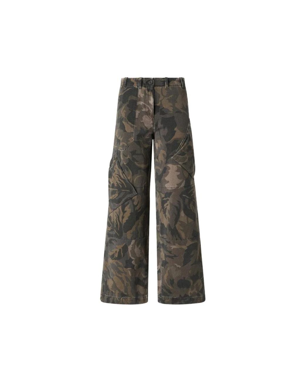 Pinko Gray Wide Trousers