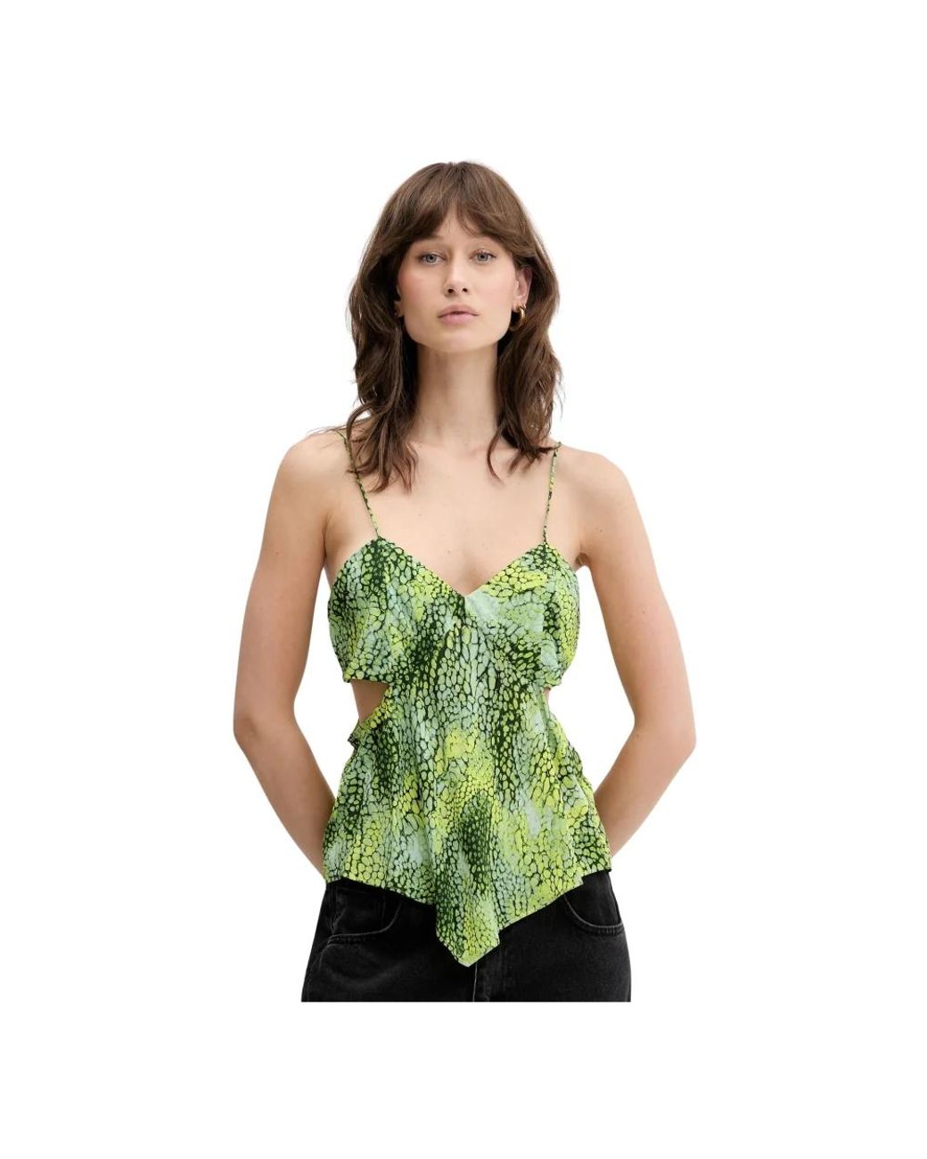 Sleeveless Tops IRO de color Green